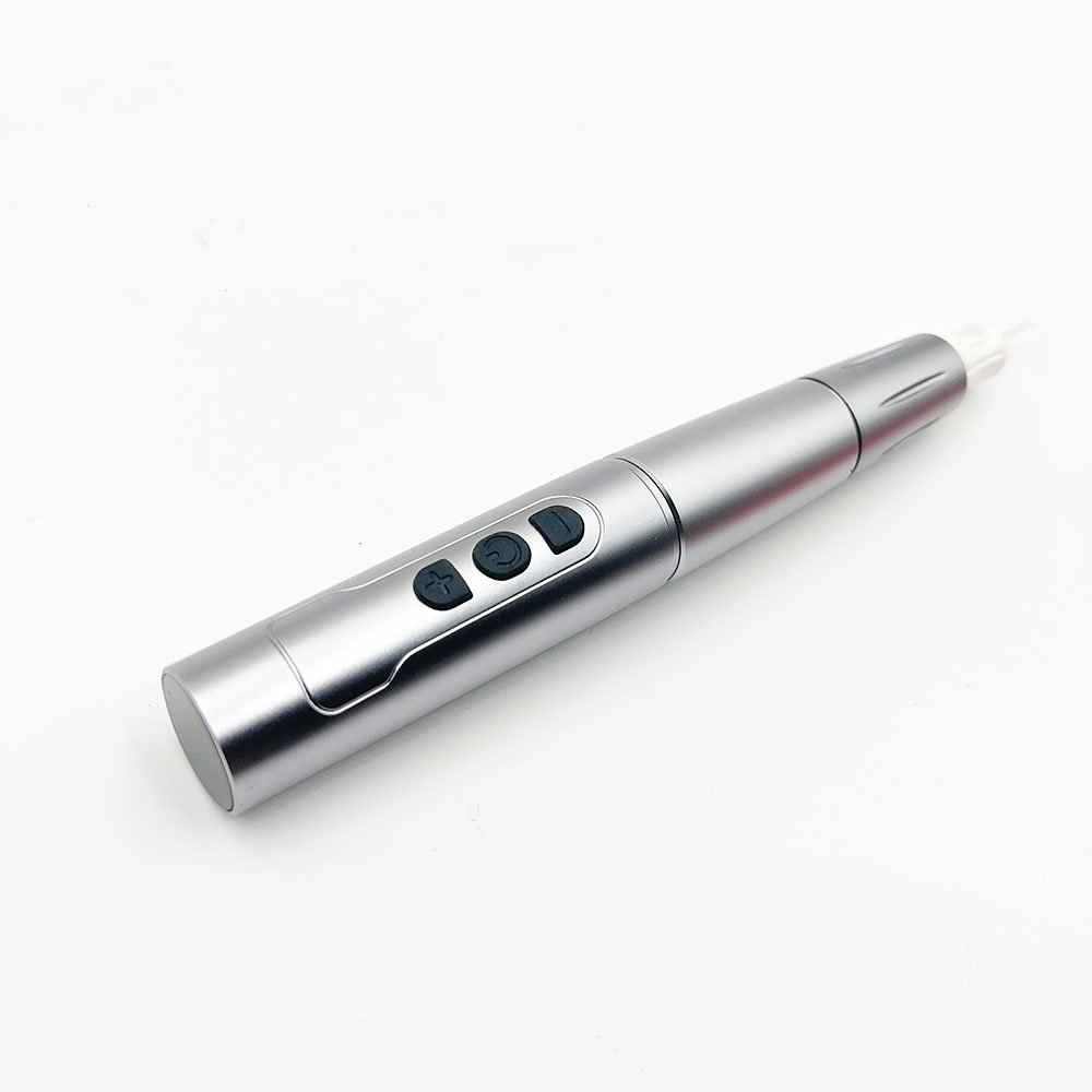 Custom Logo Wireless Double Batteries Eyebrow Tattoo Kit Semi Permanent Makeup PMU Machine for Universal Cartridge Needles