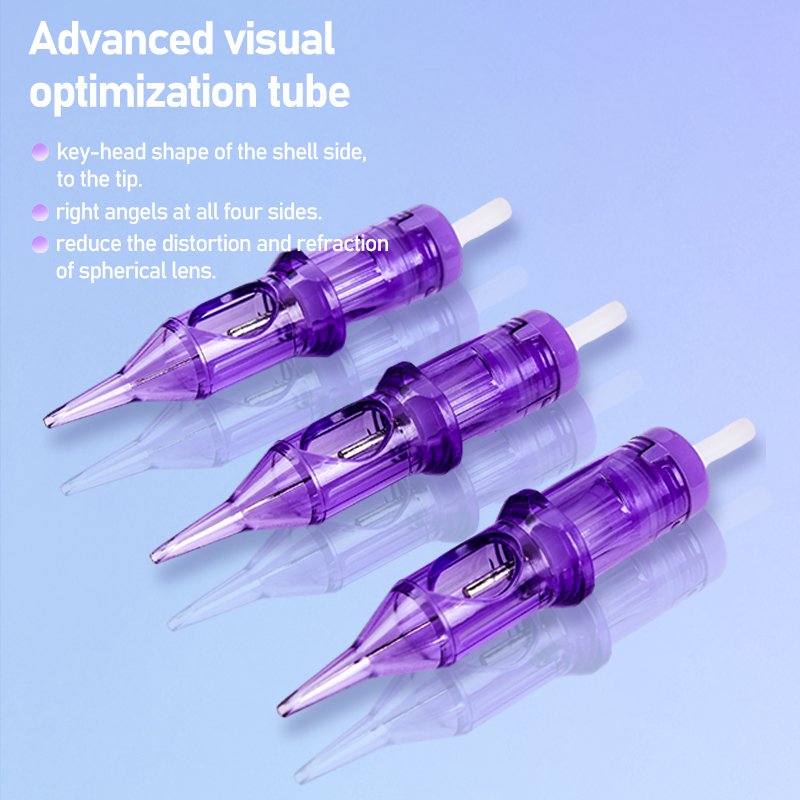 Premium Tattoo PMU Cartridges Needles 0.30MM Round Liner permanent makeup cartridge needle
