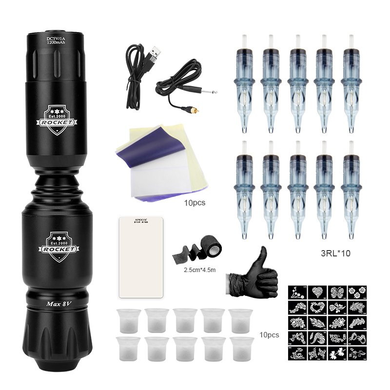 Aimoosi Tattoo Pen Machine Permanent Makeup Eyebrow Tattoo Pen Tattoo Machine Gun