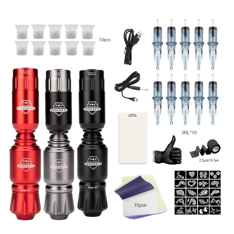 Aimoosi Tattoo Pen Machine Permanent Makeup Eyebrow Tattoo Pen Tattoo Machine Gun