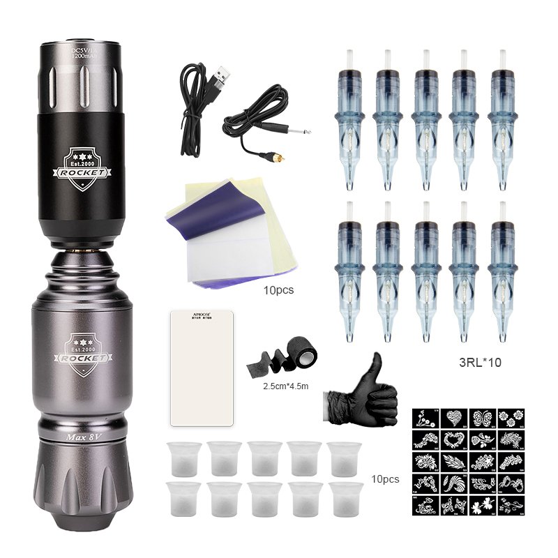 Aimoosi Tattoo Pen Machine Permanent Makeup Eyebrow Tattoo Pen Tattoo Machine Gun
