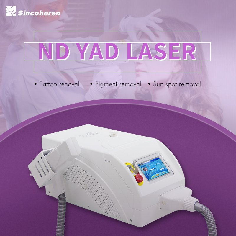 2023 Sincoheren Professional Q Switched Nd yag 1064nm 532nm Picosecond Laser Tattoo Removal Machine