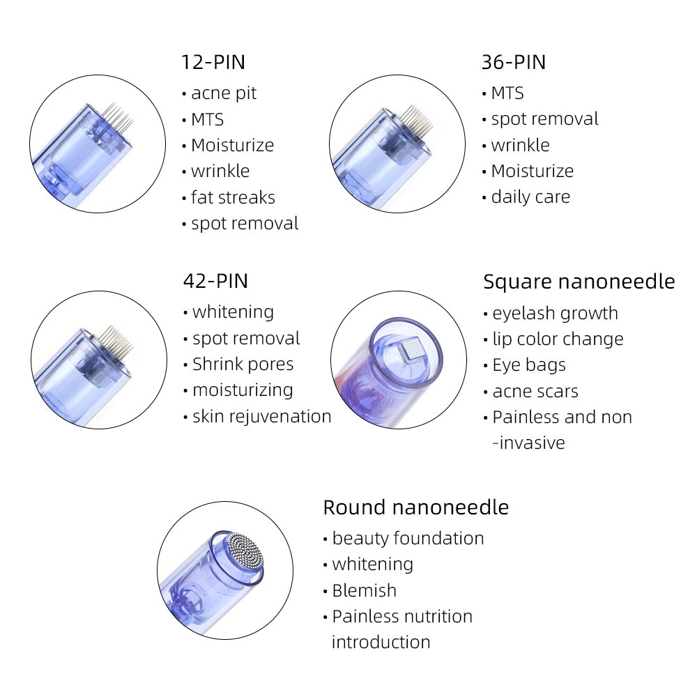 Professional Permanent Makeup Cartridge Needles Disposable Sterilized Tattoo Pen Machine Needles Tips