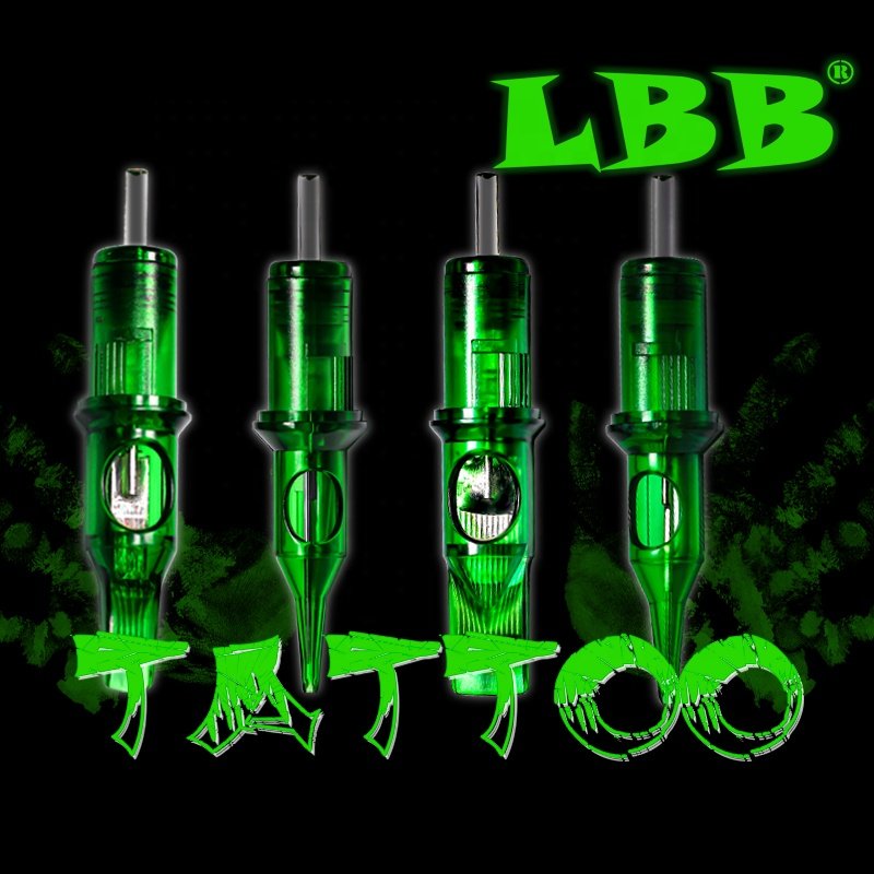 Wholesale OEM LBB Green Membrane Tattoo Needle Cartridge RL RS RM Magnum Permanent Makeup Needle