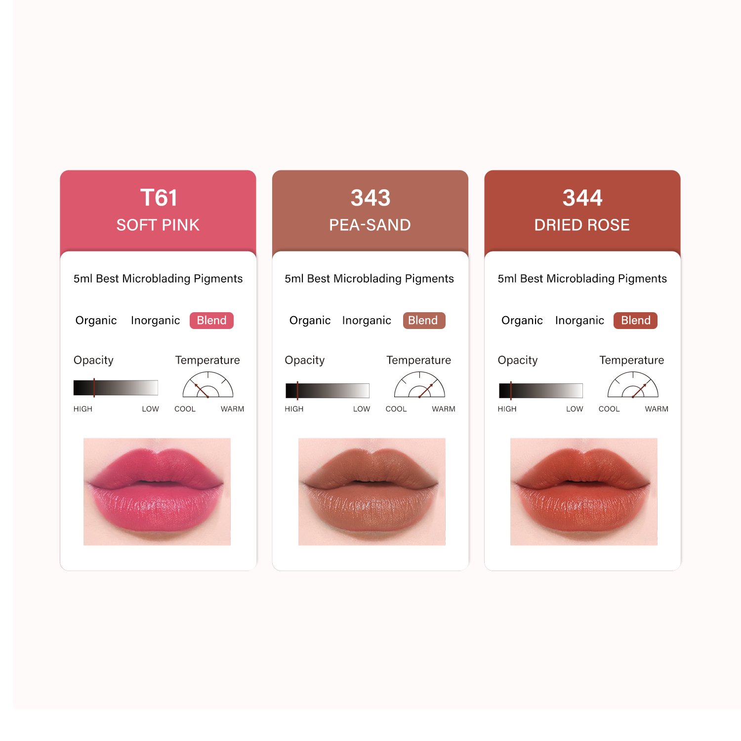 Free sample 5/10ml 1L spmu pigment lips eyebrow eyeliners PMU tattoo ink permanent makeup pigments