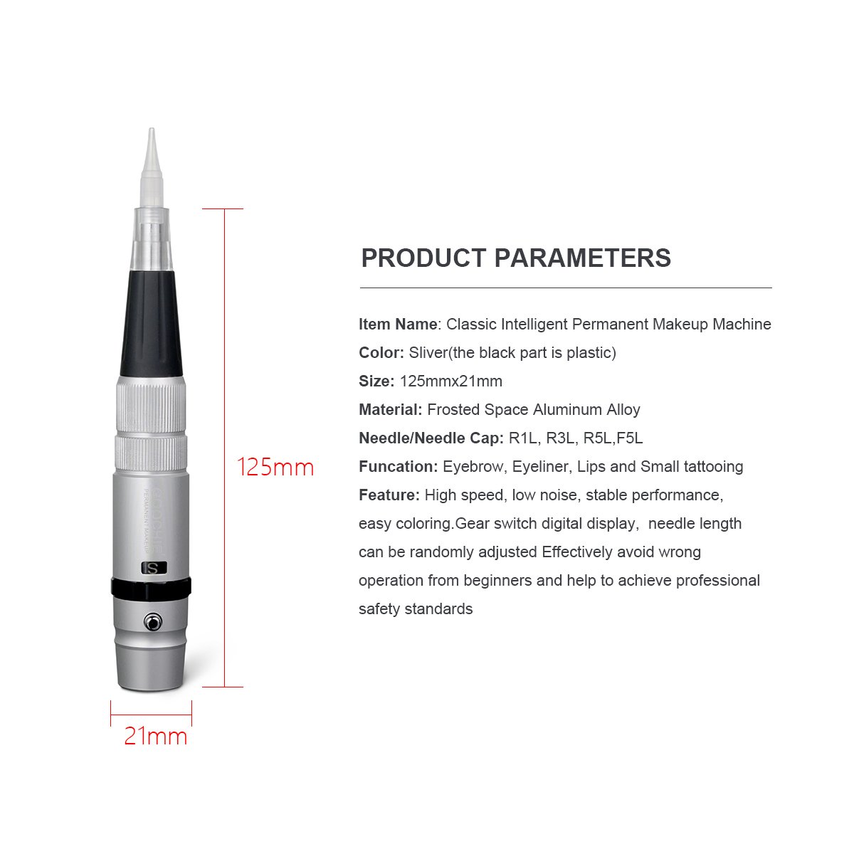 Factory Direct Goochie Rotary Tattoo Permanent Makeup Machine Kit Microblading Pen
