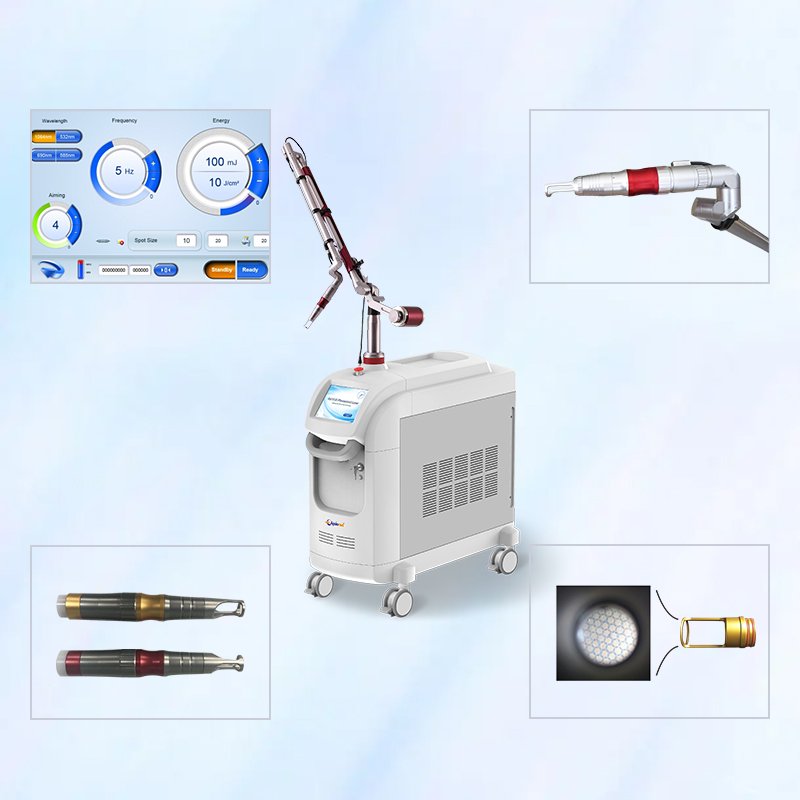 Tattoos Removal Picolaser Lutron Q Switched Nd Yag Laser Spectra Picocare Pico Machine