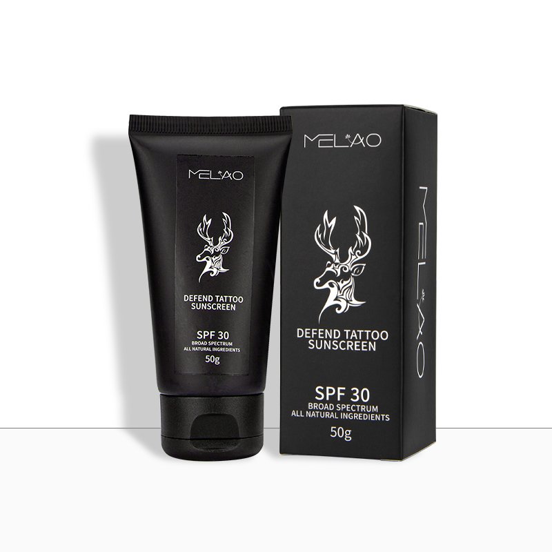 Tattoos Aftercare With Spf 50 OEM Custom Tattoo Sunscreen Protect Fading Quickly Moisturizing Anti Uv Sunblock Tattoo Cream