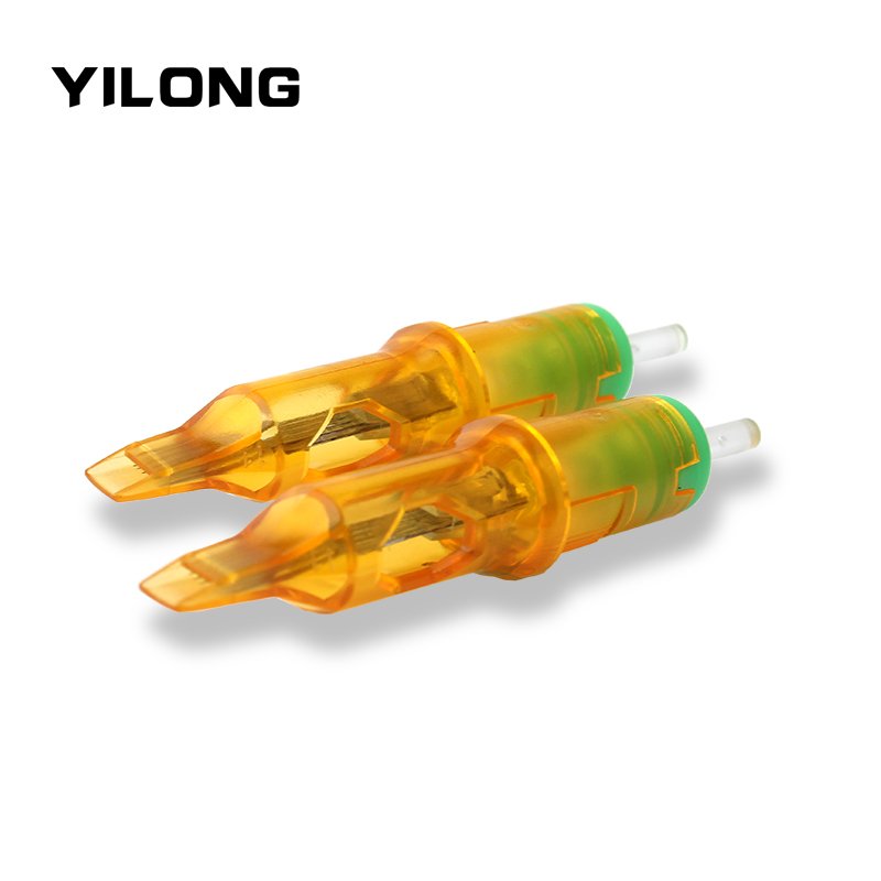 2023 Yellow Dragonfly Tattoo Needles Disposable Professional Cartridge Makeup Needles with high quality for tattoo machine