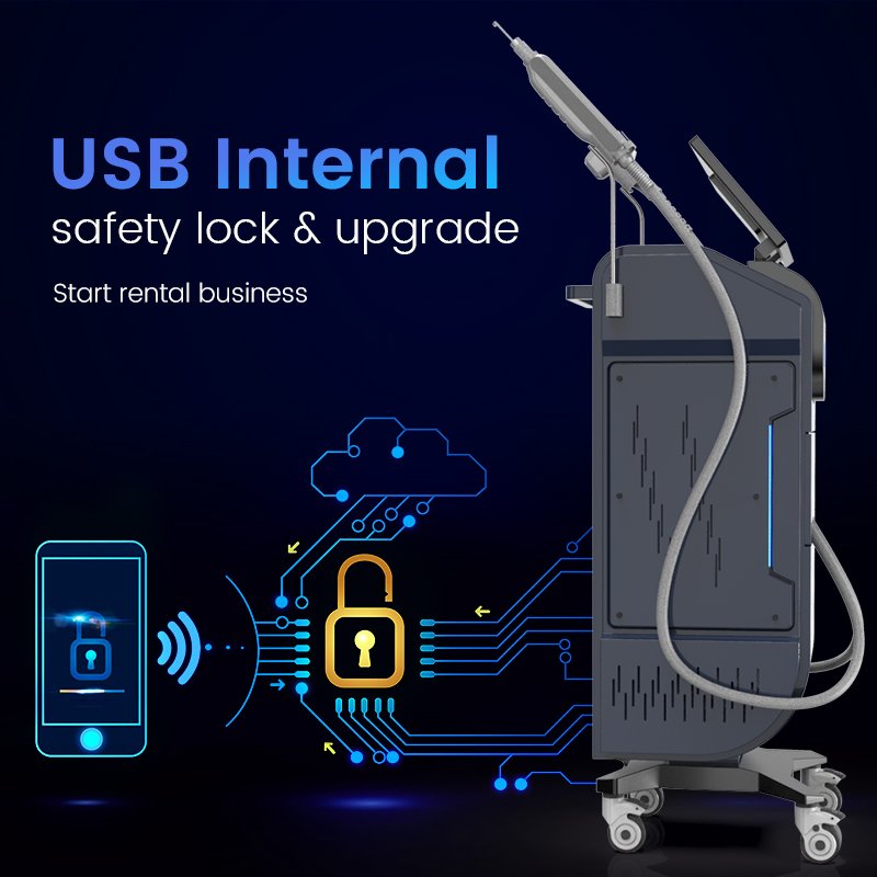 Multifunction 2 In 1 Diode Laser Picosecond Q Switched Nd Yag Tattoo Removal Picolaser Pico Diode Laser Hair Removal Machine