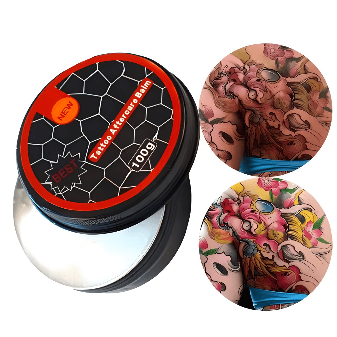 Hadiyah Private Label Tattoo Cream Balm Butter Tattoo Repair Cream Gel for Tattoo Healing Aftercare Enhance Color Balm