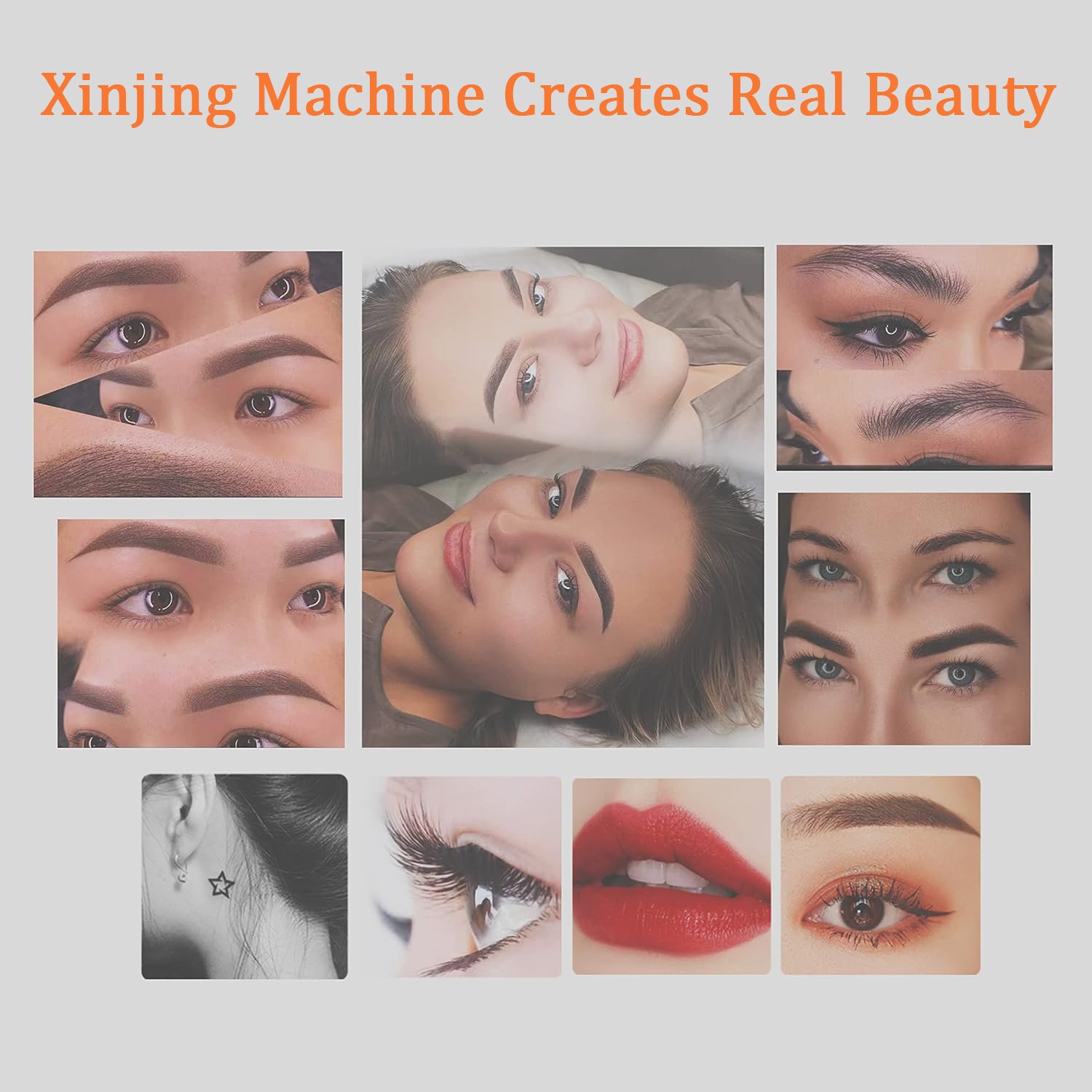 PMU Needles100 PCS Tattoo Cartridges Disposable Microblading Needles for Shading Eyebrows Eyeliners Lip