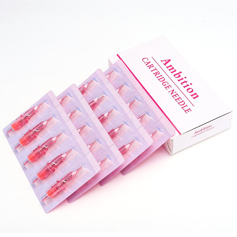 AMBITION Round Shader Magnum SMP & Semi Permanent Makeup 1RL 3RL 5RL 7RL 9RL RM Tattoo Cartridge Needle For Eyebrow Eyeliner Lip
