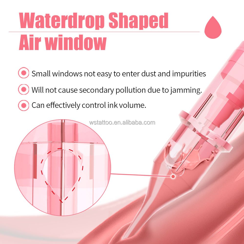 Wenshen 306 stainless steel medical Private Label Premium Quality Permanent Makeup Sterile Tattoo Cartridge OEM Tattoo Needles