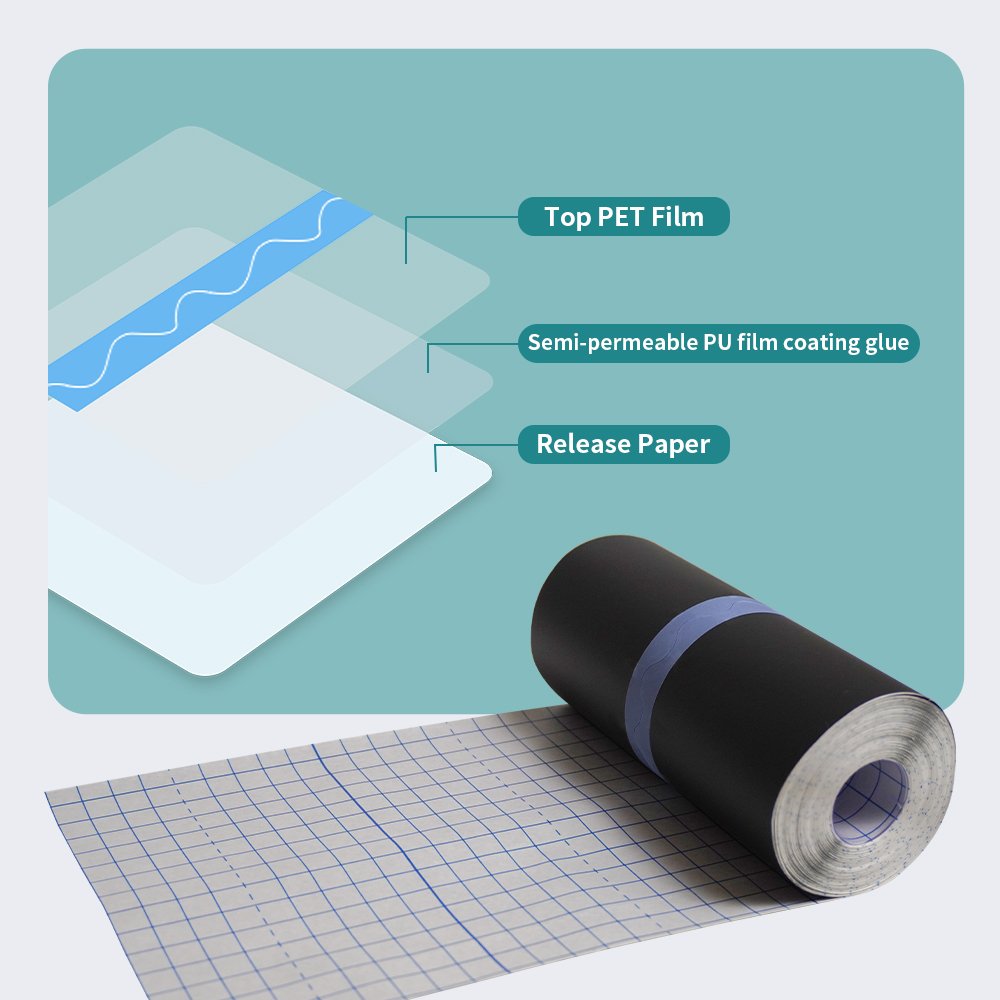 Transparent Film For Tattoo Initial Healing And Skin Repair Adhesive Tattoo Aftercare