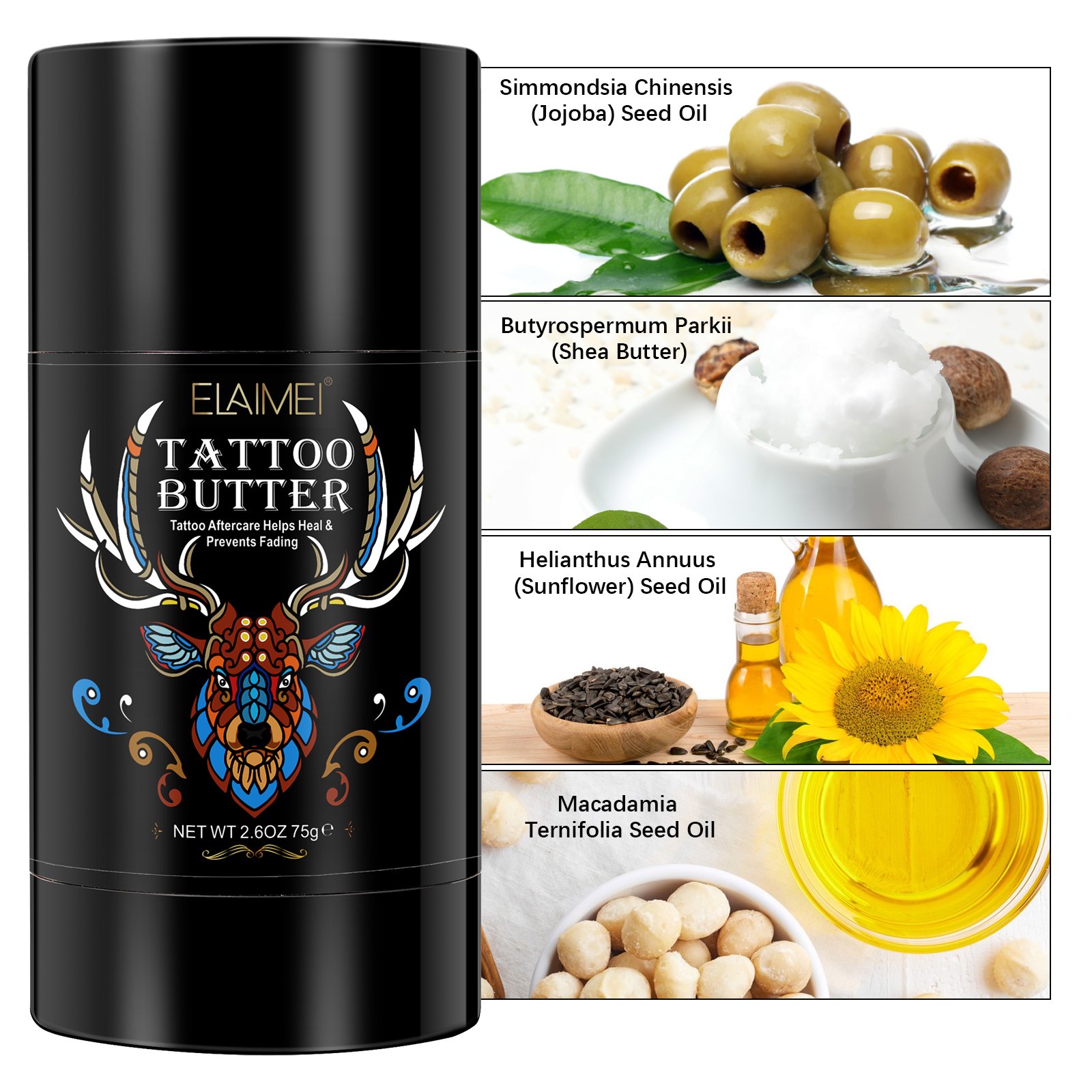 Tattoo Aftercare Tattoo Moisturizer Promotes Healing Butter Natural Tattoo Balm for Soothing and Brightening
