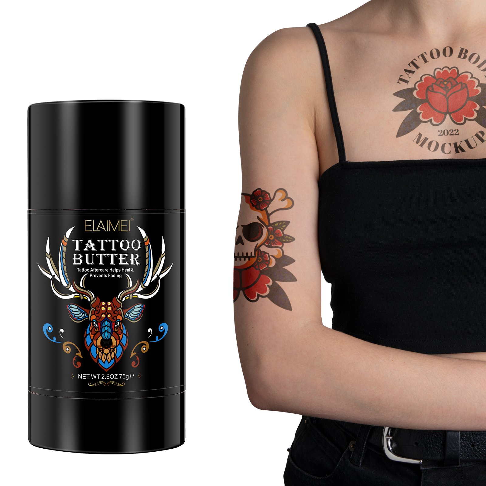 Tattoo Aftercare Tattoo Moisturizer Promotes Healing Butter Natural Tattoo Balm for Soothing and Brightening