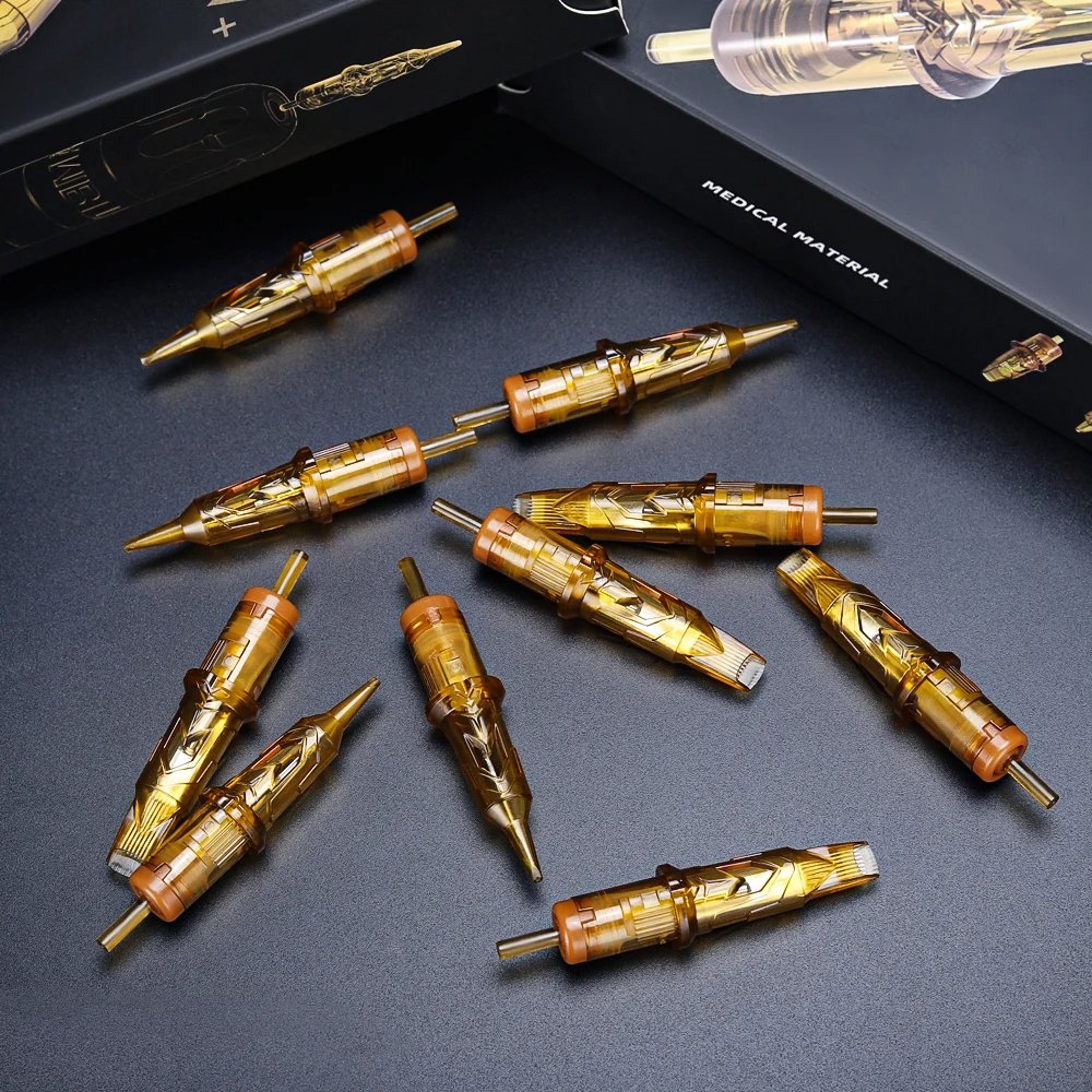 Ambition Glory 20pcs 316 Medical Stainless Steel Sterilized RL RM M1 RS Tattoo Cartridges Needles for Body Art Permanent Makeup