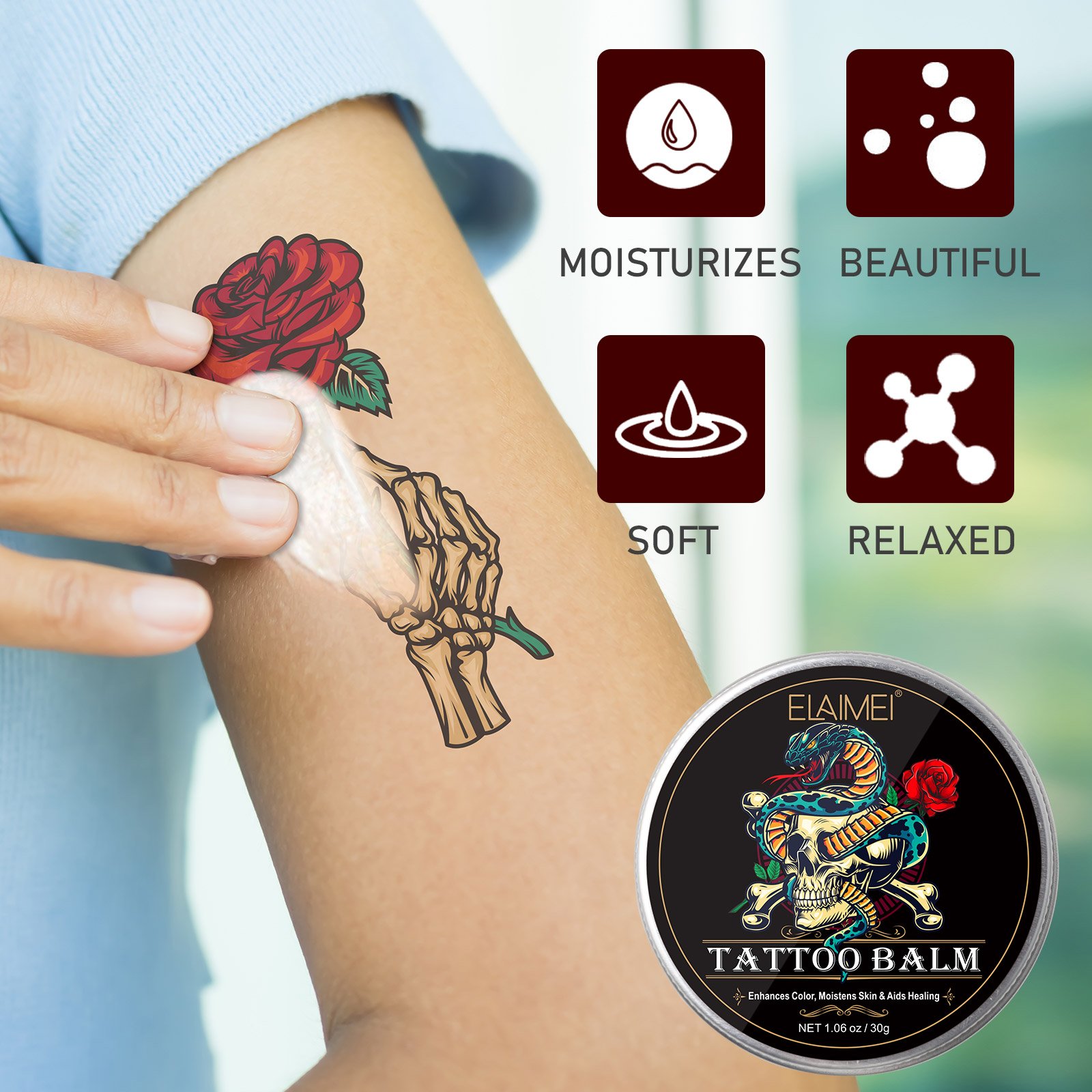Wholesale High Quality Tattoo Care Products 30ml Tattoo Cream After Care Balm Before Tattoo Care Ointment