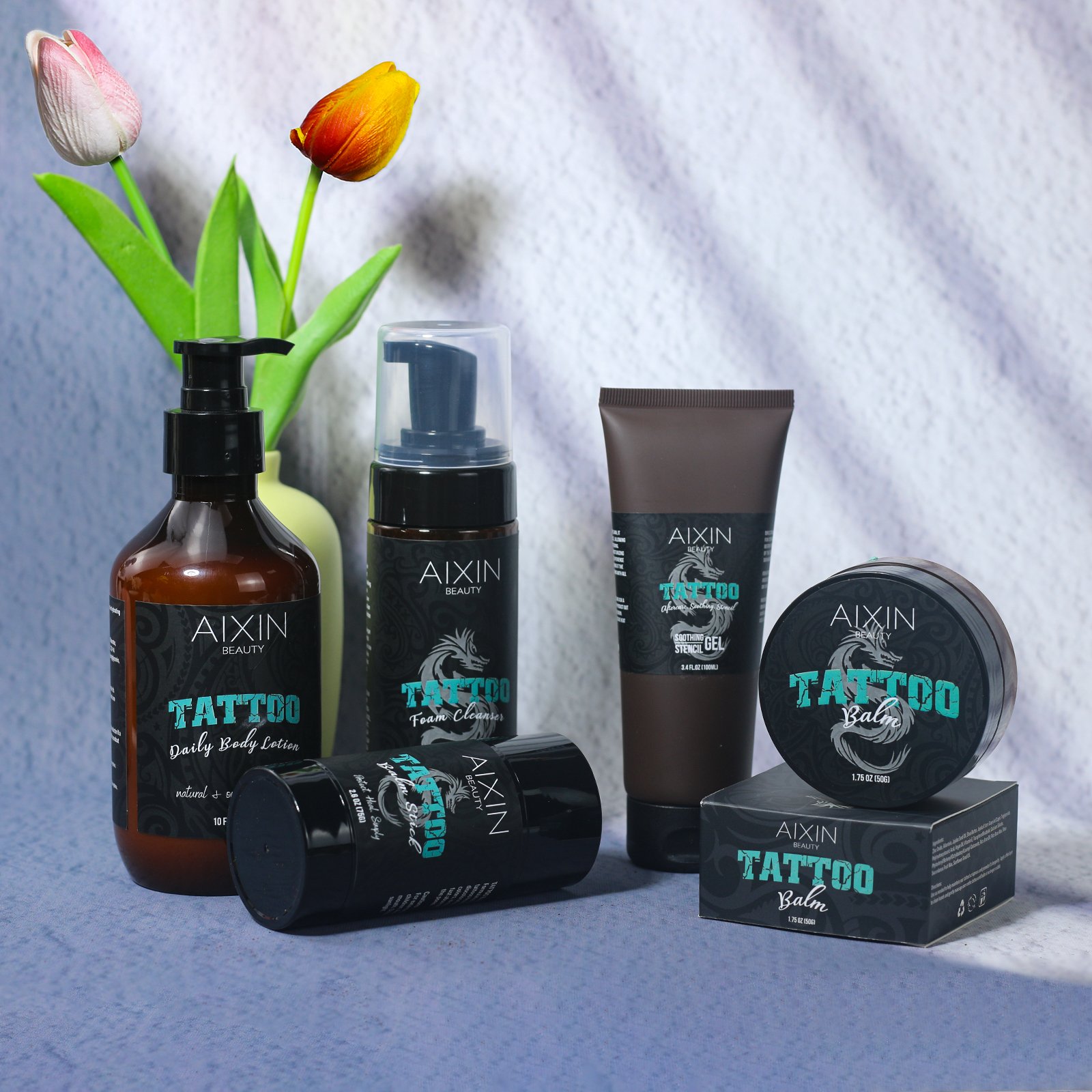 Aixin Custom Tattoo Aftercare for Quick Healing Color Enhancement Moisturization Best Tattoo Aftercare Sets