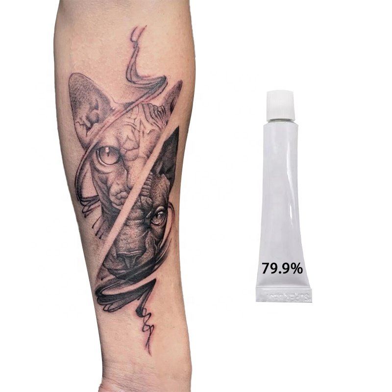 Apply before tattoo Factory made Permanent Makeup 79.9% High Concentration Treatment Cream
