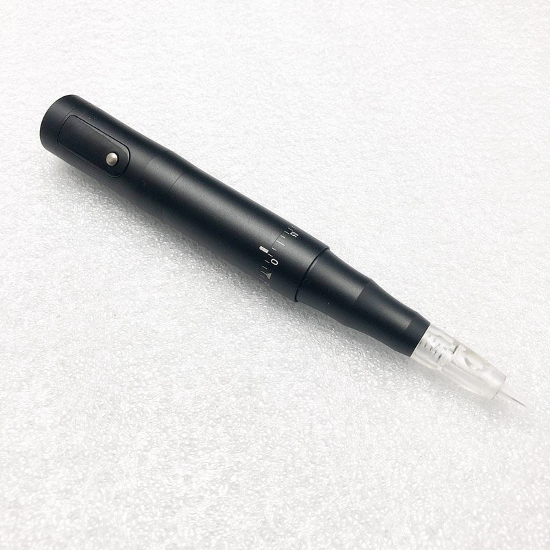 Professional LED Digital Wireless P-M-U Tattoo Machine Permanent Makeup Eyebrow Lips Pen Cartridge Needles