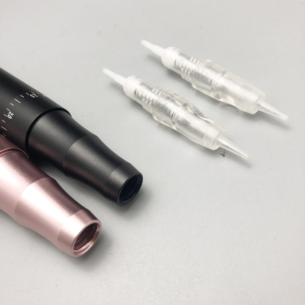 Professional LED Digital Wireless P-M-U Tattoo Machine Permanent Makeup Eyebrow Lips Pen Cartridge Needles