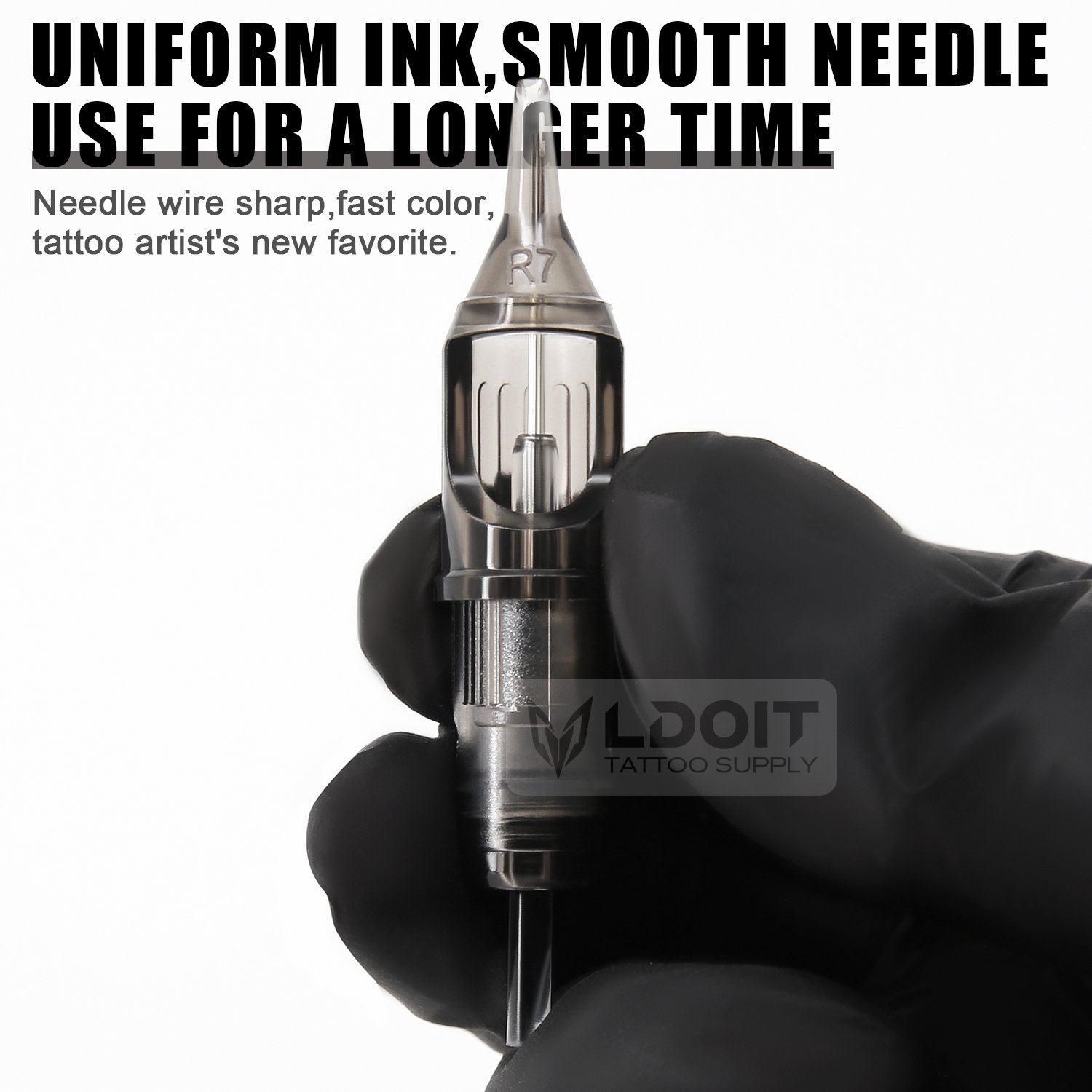 Membrane Tattoo Needle Cartridge Full Size 20pcs RM RL M1 RM Sealed Gray Tattoo Needles