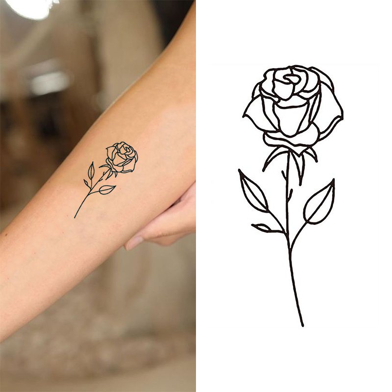 Semi Permanent Jaguas Ink Tattoo Non-permanent Fruit Juice Body Art Tattoo Paper Long Lasting Fake Inspirational Words Tattoo