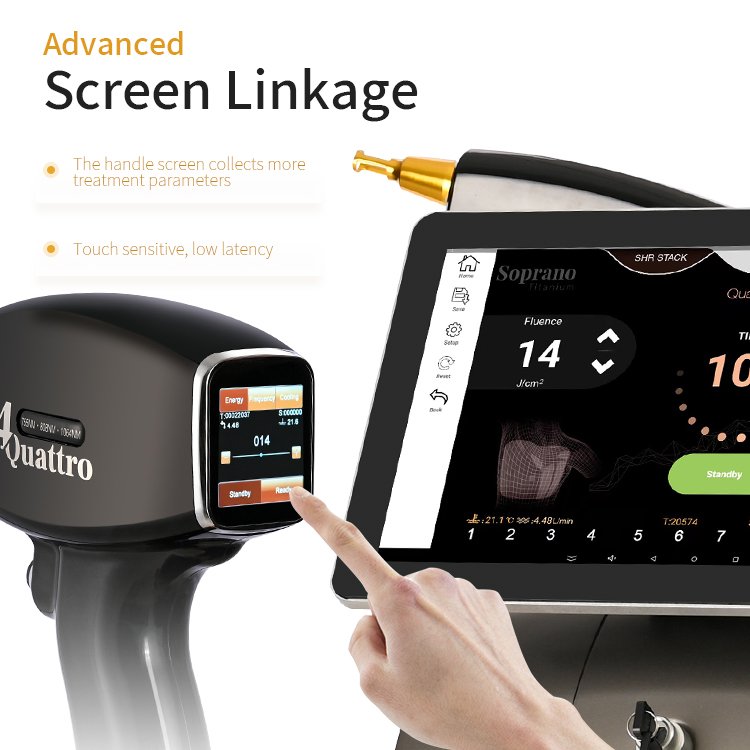 Discount Price 4K HD Touch Screen 2 IN1 Diode Laser 3 Wavelengths 755 808 1064nm Laser Hair Removal Machine Tattoo Removal