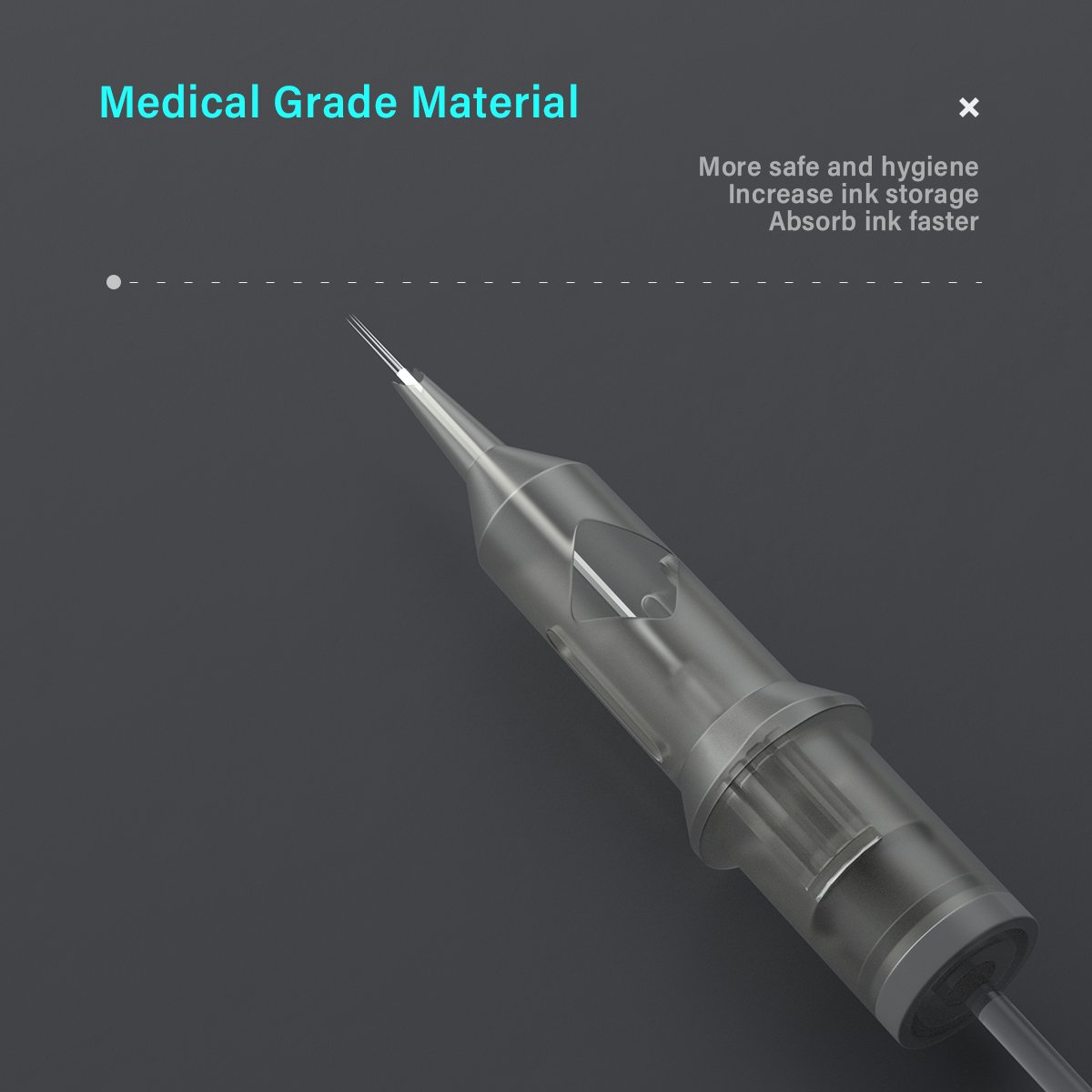 20Pcs/Box New Type Upgrade Professional Cartridge Tattoo Needle 0.3MM Diameter RL/RM/M1 Size Mixed Tattoo Needles