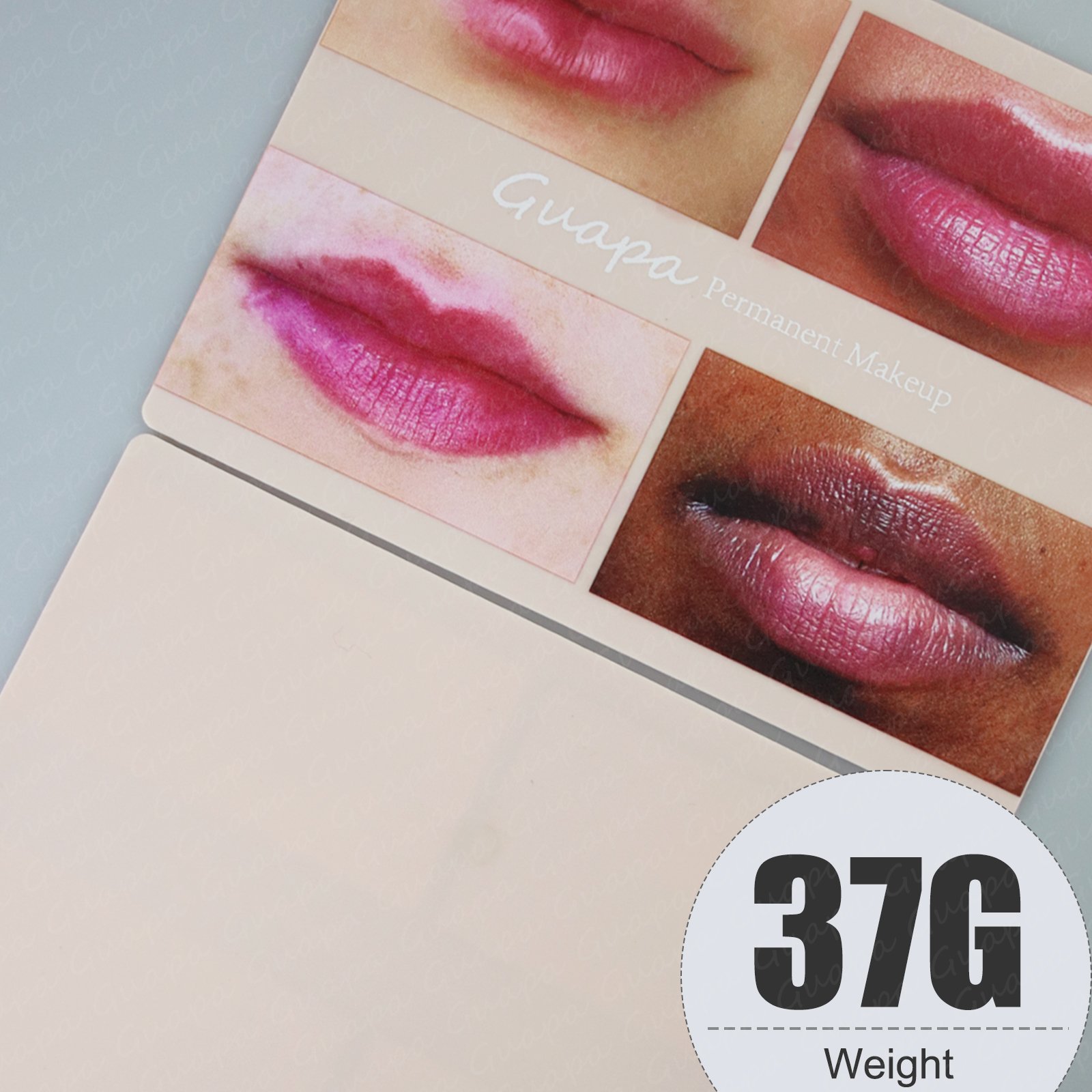 Multifunctional Guapa Printed Lip Practice Skins Permanent Makeup Latex Silicone Tattoo Sheet Lip Blushing Practice Skin