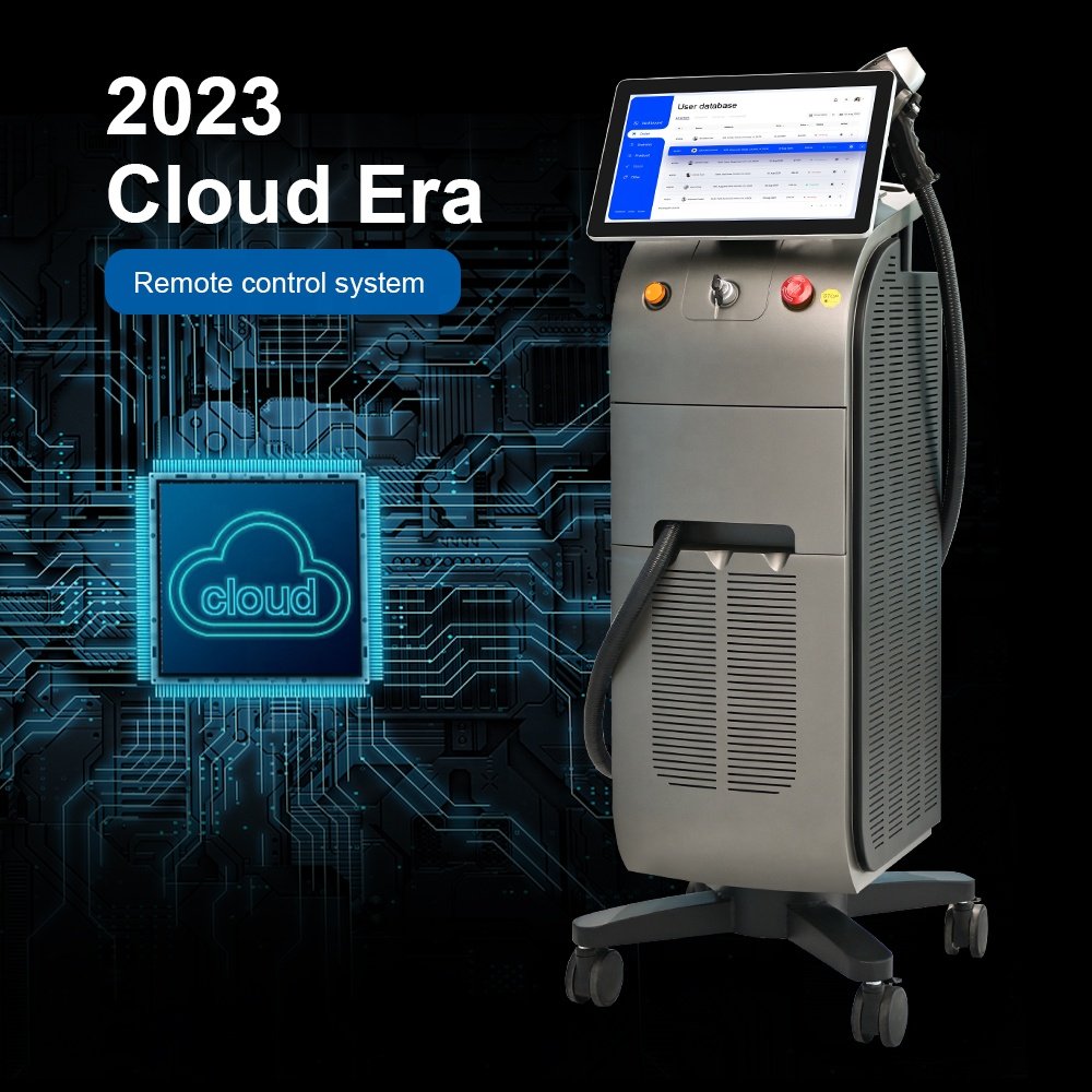 4000W High Power Ice Titanium Diode Laser Hair Removal Machine 3 Wavelengths 755 808 1064 nm Free Design Beauty Equipment