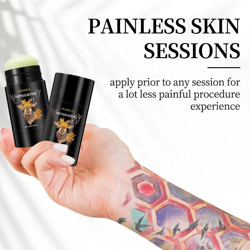 Tattoo Aftercare Butter Balm, New Tattoo Moisturizer Healing Brightener for Color Enhance, Natural Organic Tattoo Cream