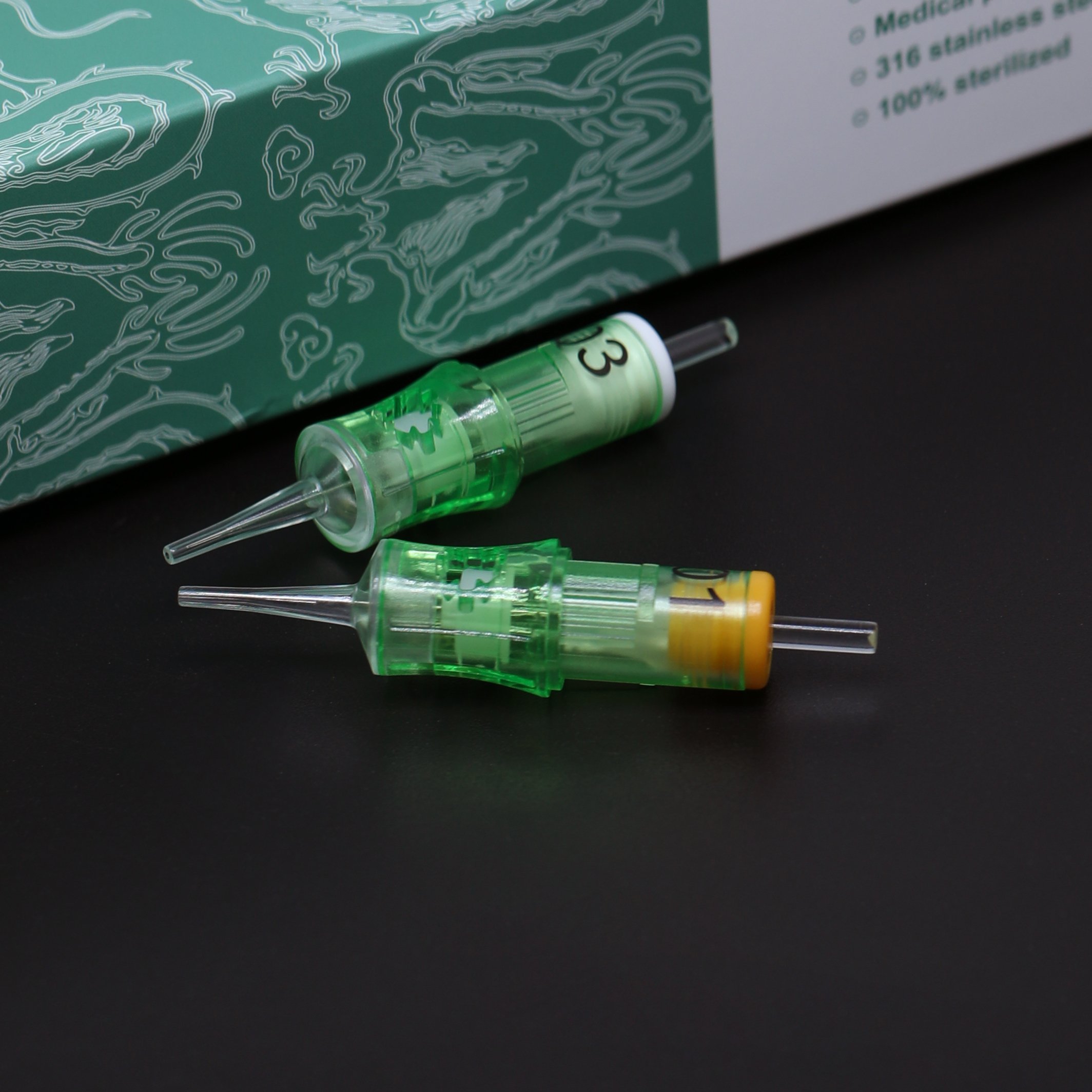 20 pcs NEW Design Factory Wholesale Disposable Sterilized Eyebrow Lip Tattoo Cartridge Permanent Makeup Needles
