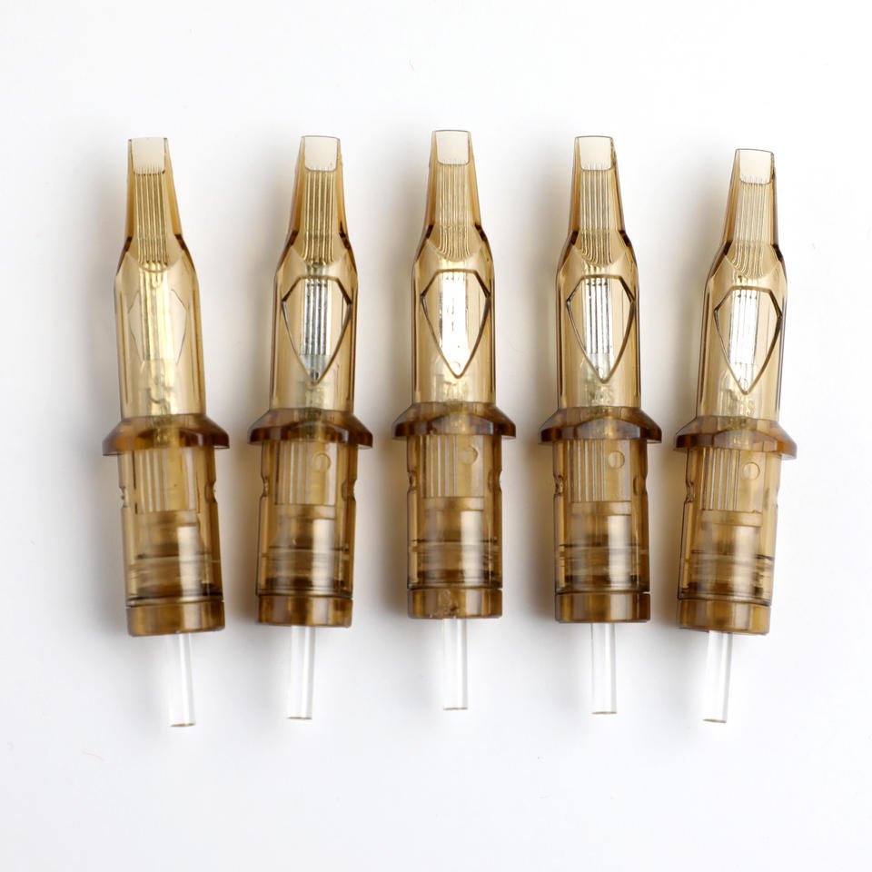 Cartridge Tattoo Needles Ready to Ship Infinite Tattoo Cartridge Needle Plastic Permanent Makeup Pen Machine Needle 10pcs/box