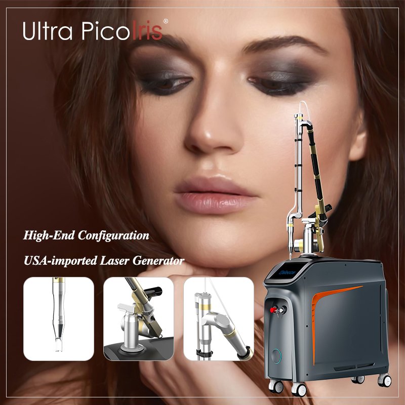 2022 Efficient tattoo removal machine picosecond laser q switch machine laser pico for melasma