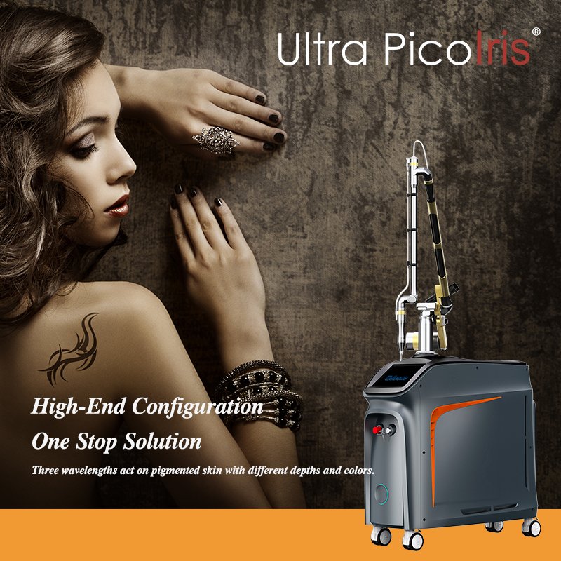 2022 Efficient tattoo removal machine picosecond laser q switch machine laser pico for melasma