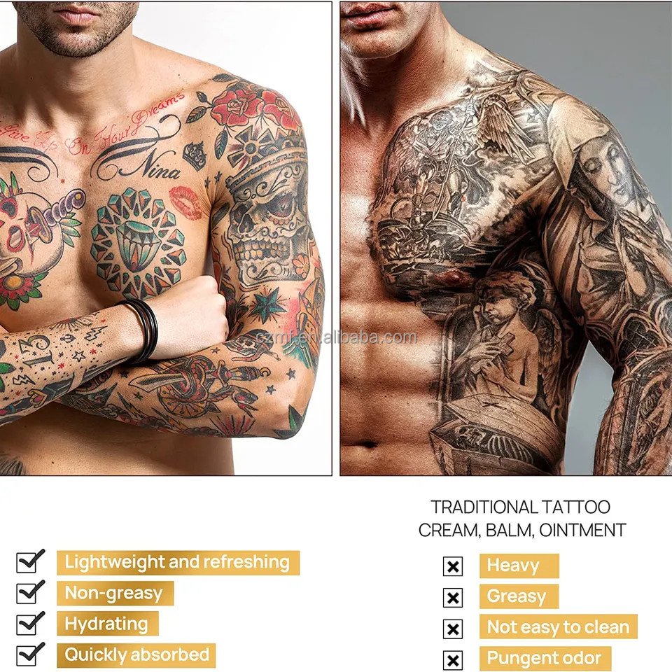 Professional Tattoo Recovery Salve Tattoo Aftercare Healing Balm Moisturizing Skin Care Brow After Tattoo Repairing Hydro Gel