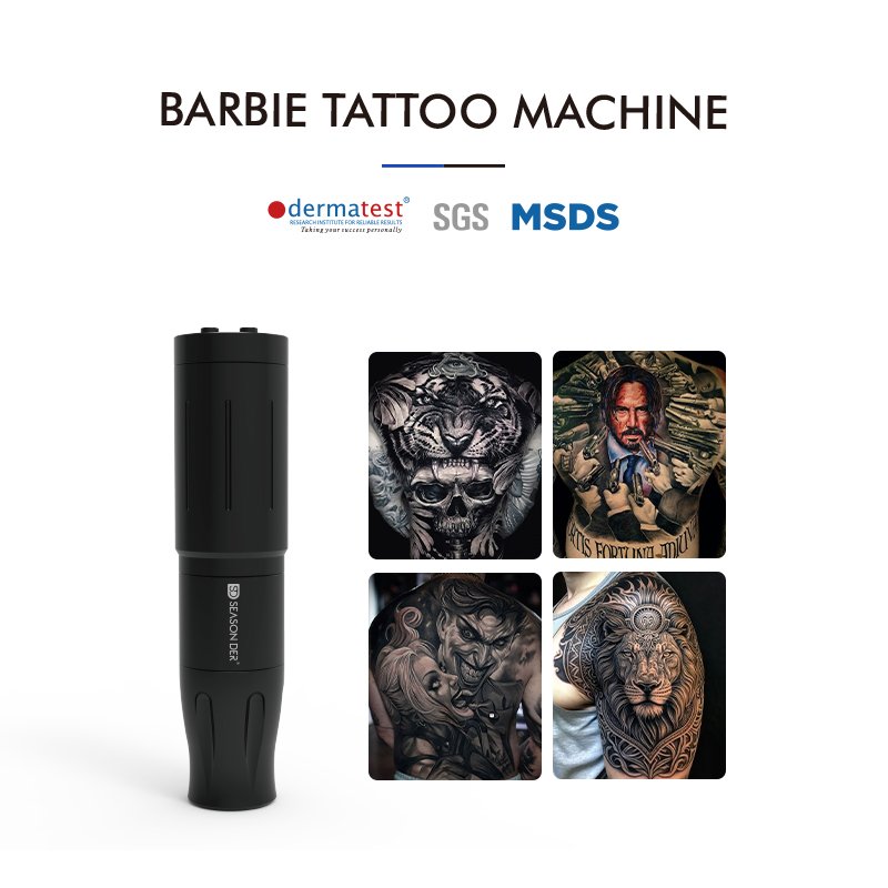 Custom Tattoos gun Professional Digital Display Electric Wireless Rotary Tattooing Pen Machines kit for Tattoo Artist