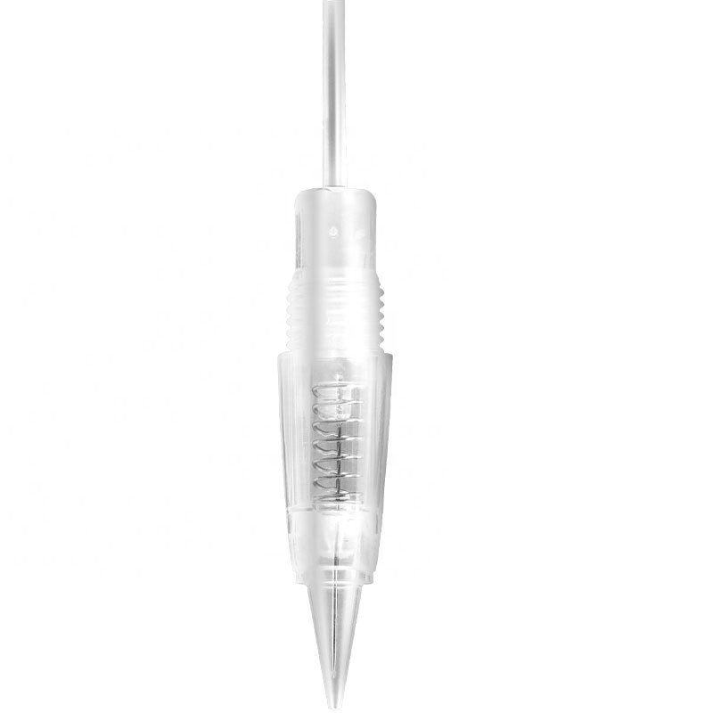 D Professional Screw In Transparent Permanent Makeup Cartridge Needle Tattoo Cartridges Disposable Microblading Machine Needle