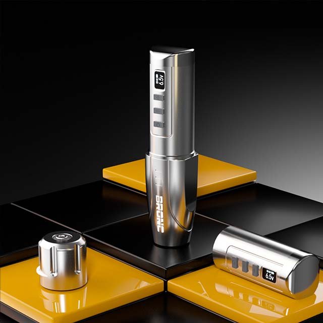 BRONC Lightweight BULLET Wireless Pen Fast Recharge Tattoo Machine Digital Tattoo Pen