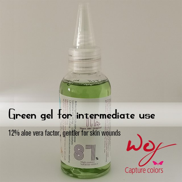 10g-50g Professional Lip Eyebrow Tattoo Cream Green Gel Before Microblading Permanent Makeup