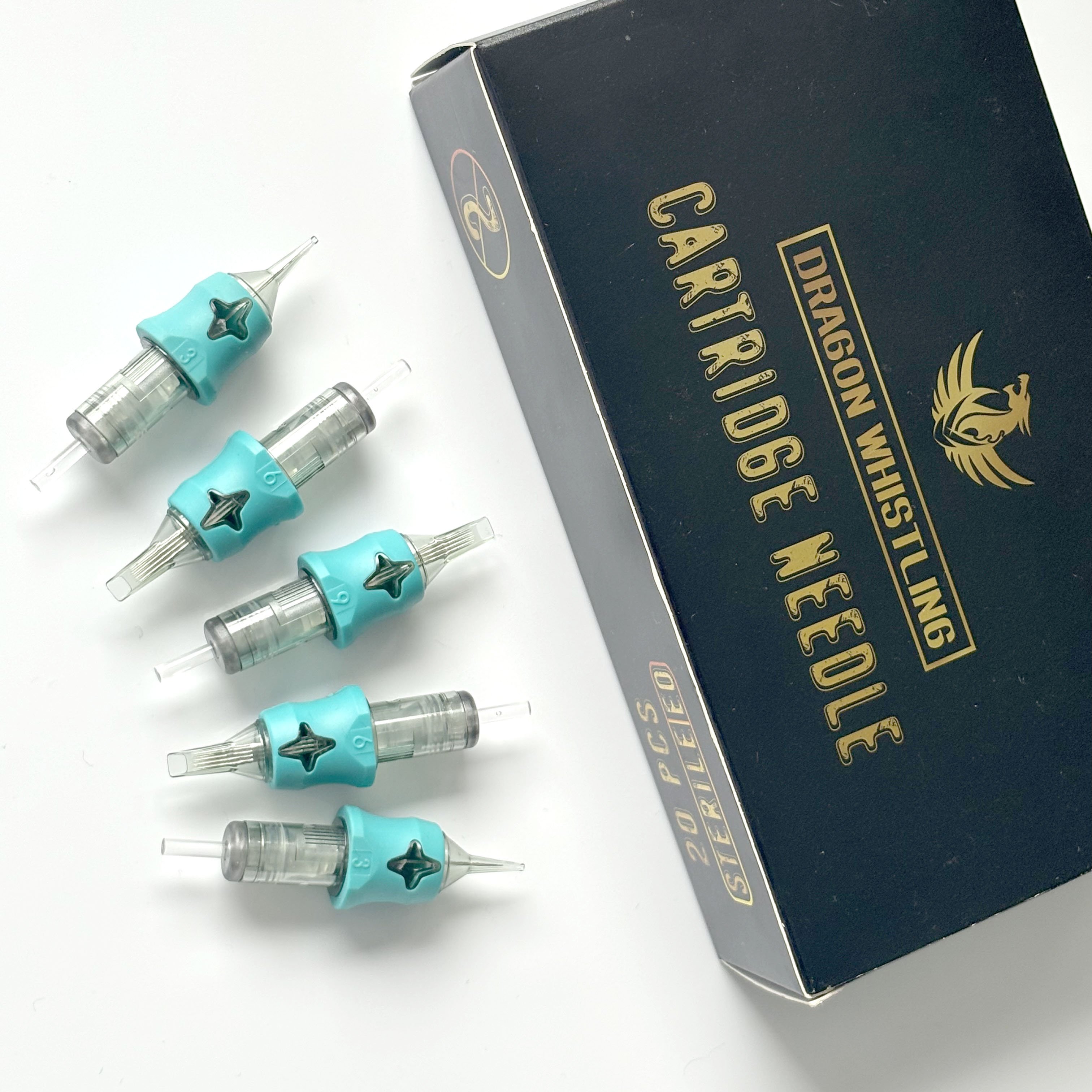Tattoo Cartridge Needle Disposable Sterilized Semi-permanent Eyebrow Lip Makeup Needles For Tattoo Machine Pen Gun