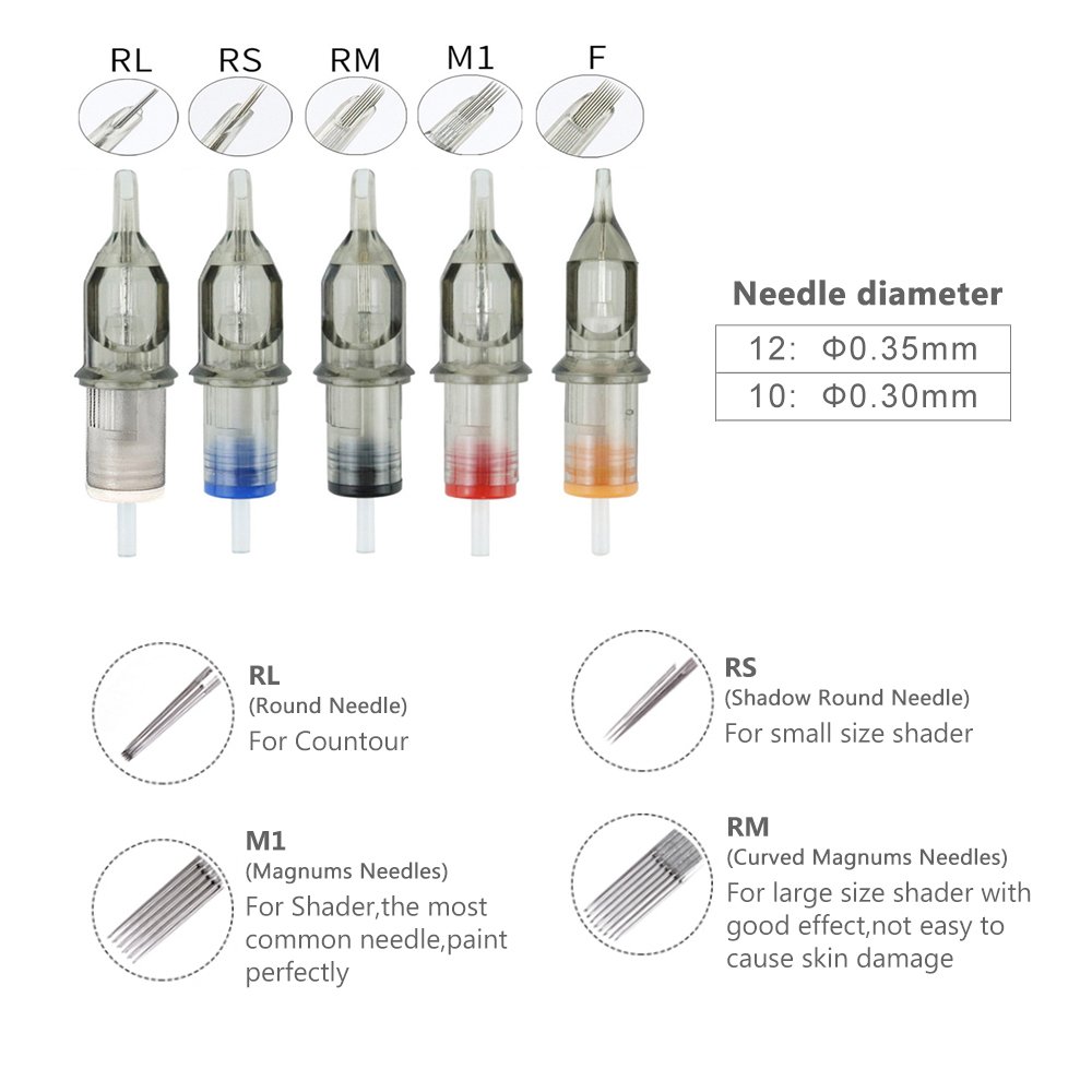 High Quality Tattoo Needle Lips Eyebrow Tattoo Permanent Makeup Cartridge Needles