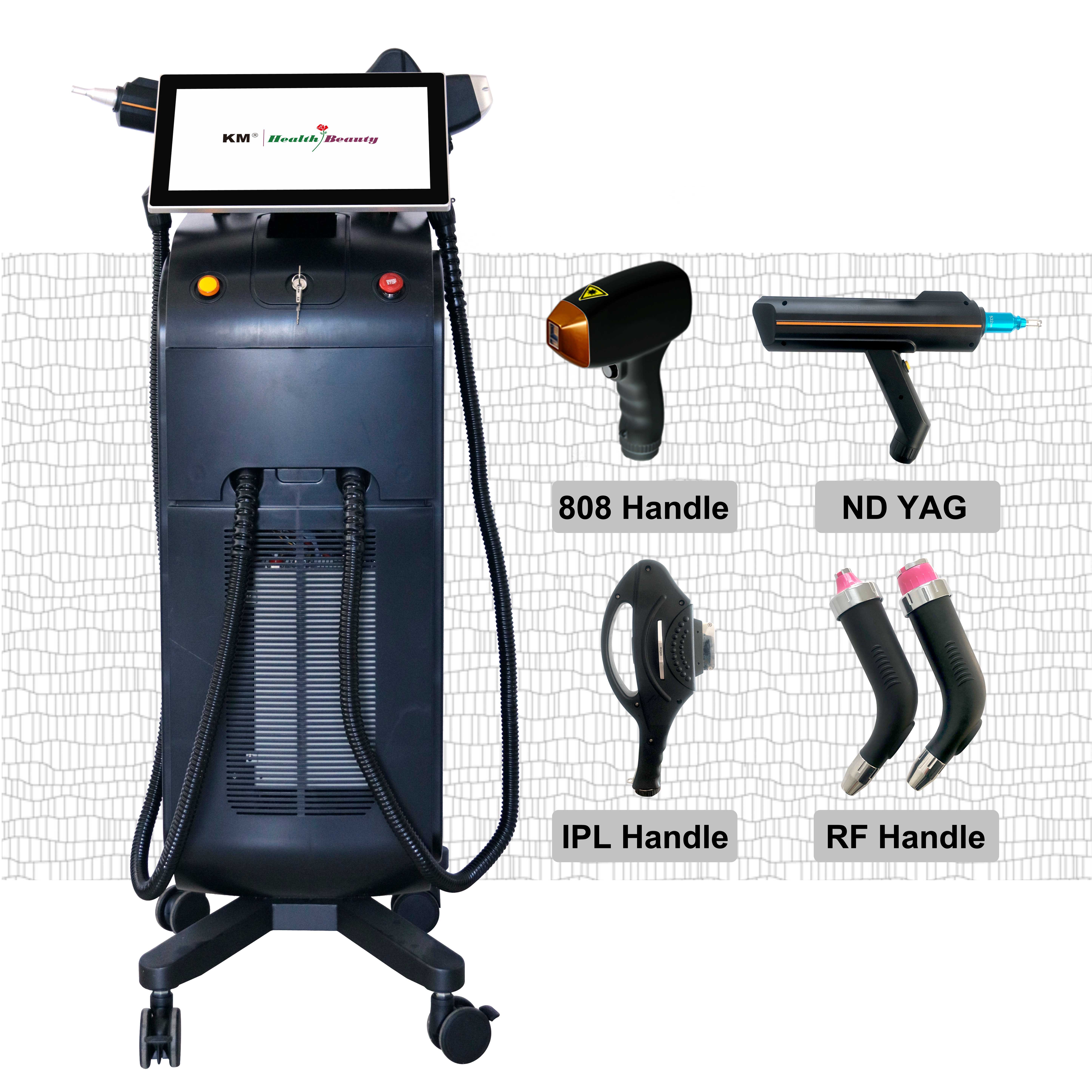 10% Promotion Professional 2 in 1 808 Diode Laser Hair Removal Picosecond Laser Tattoo Removal Machine