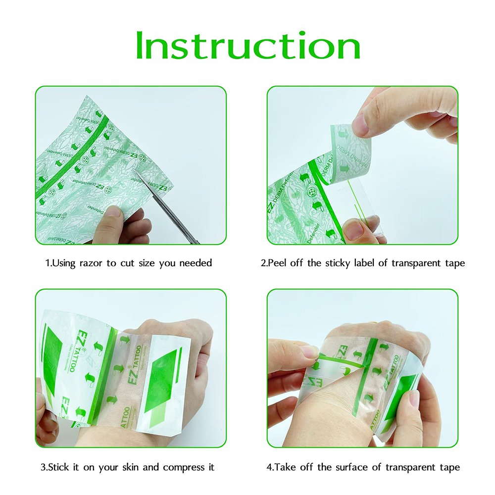 Wholesale EZ 15cm*10m Matte Premium Derm Tattoo Aftercare Film Waterproof Protective Shield for Tattoo Maintenance & Repair
