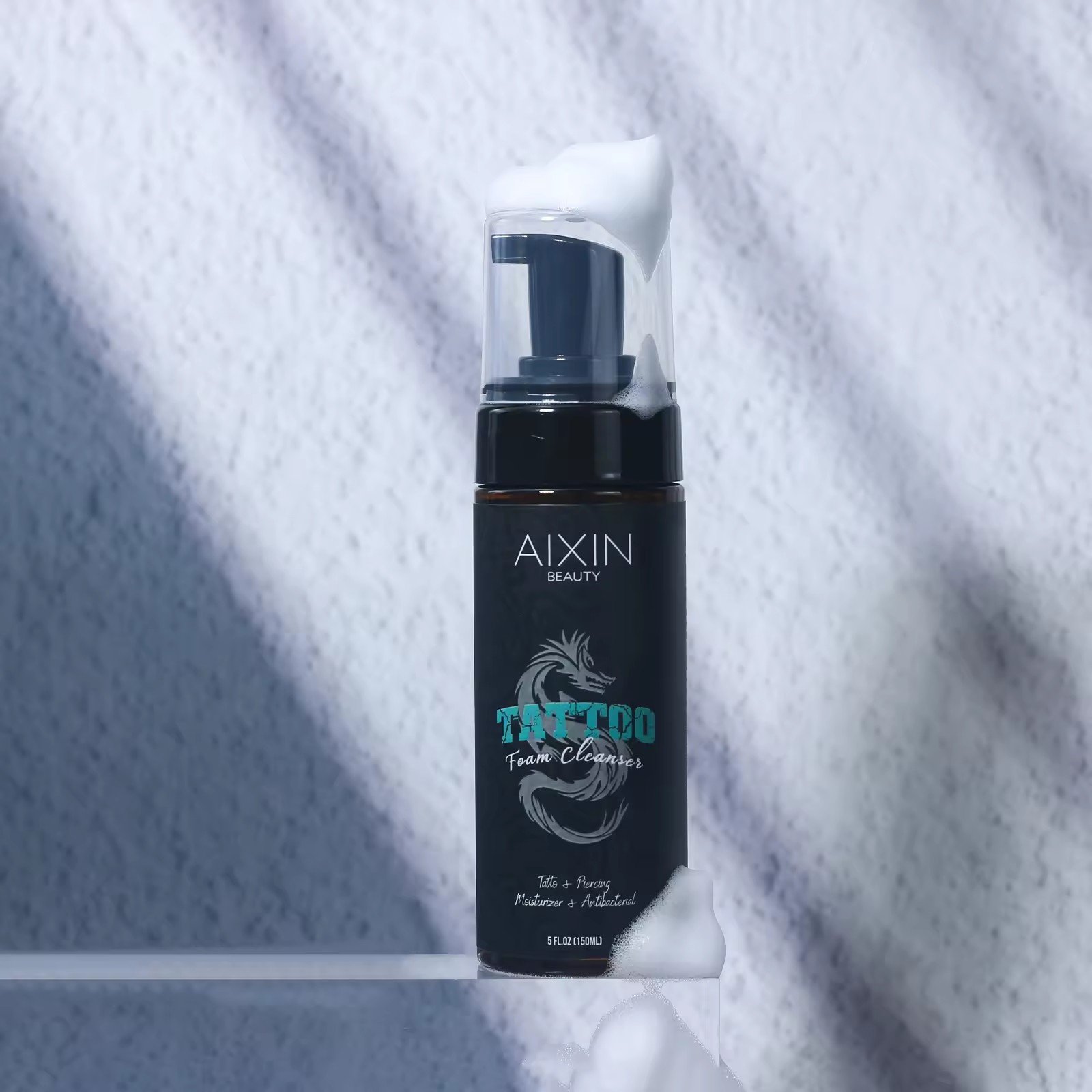 Private Label Tattoo Care Supply Tattoo Deep Cleaning Brightening Custom Care Foam Cleanser Unscented Tattoo Foam
