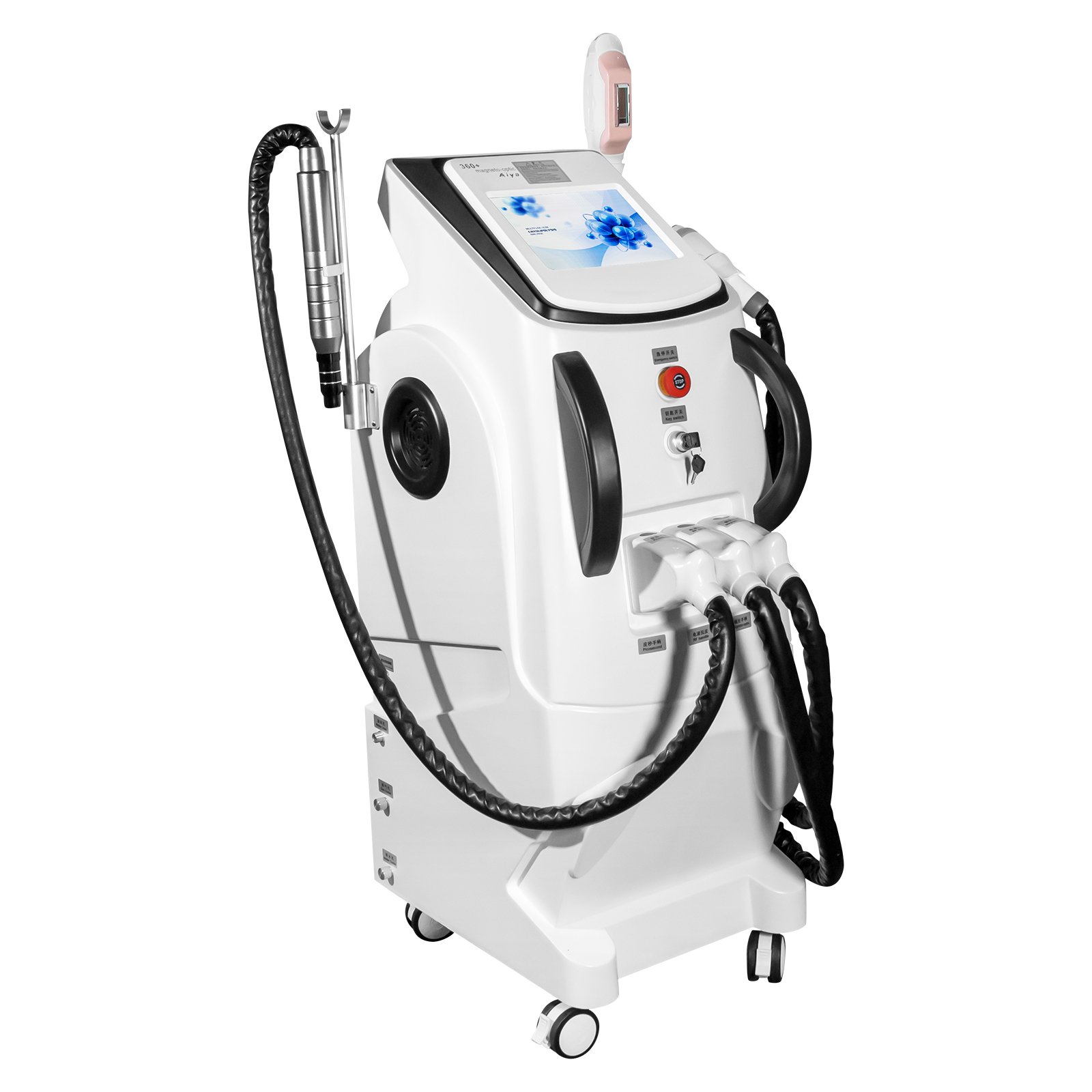 Multifunction Beauty Machine 3 in 1 Elight Ipl Opt Hair Removal And Nd Yag Carbon Peeling Tattoo Removal Machine Whitening