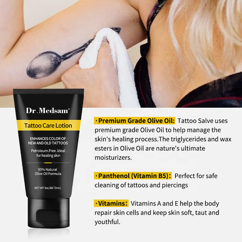 Professional Repair Body Art Tattoo Aftercare Cream Tattoo Care Lotion Fast Healing Balm
